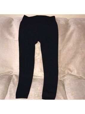 Fornia black one size thick stretchy leggings